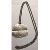 French Army Dog Tag and Chain
